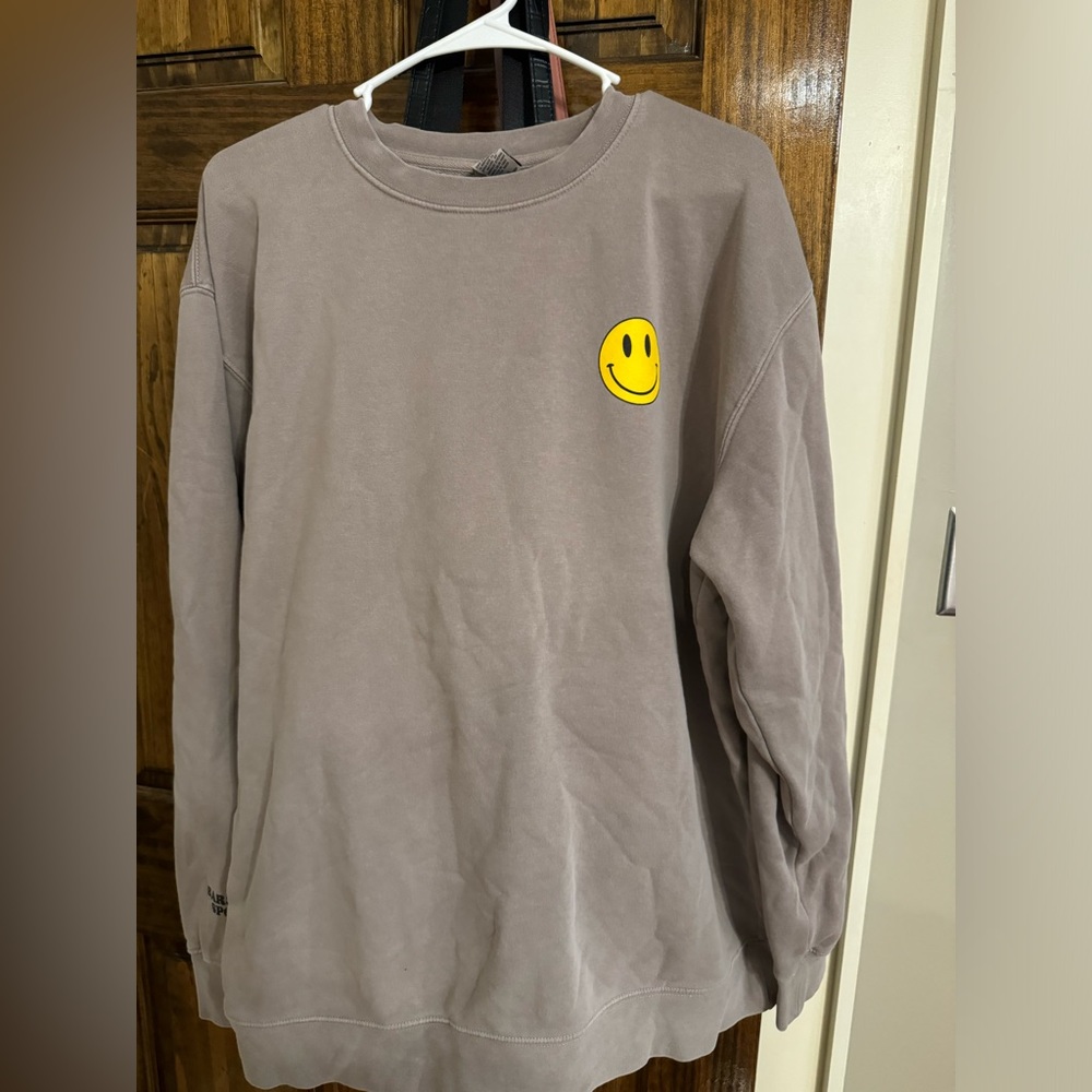 Barstool be a decent human crewneck